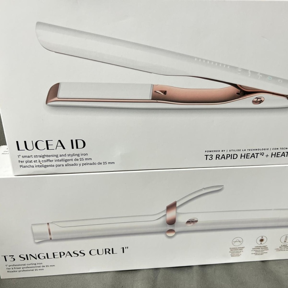 Curling and Flat Iron Set